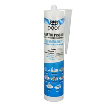 Cartouche mastic piscine geb 290 ml transparent