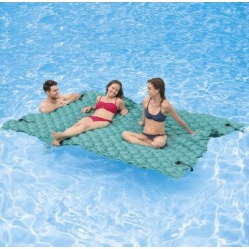 Matelas géant flottant turquoise