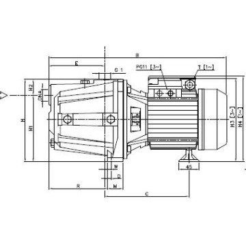 Pompe Bi Turbine 1CV MONO